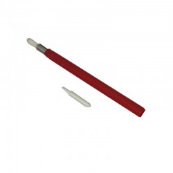 STYLO RHODINETTE AVEC CONTACT EN PLATINE (PORU GALVANOS BLEUES)