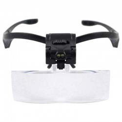 LOUPE BINO 4 JEUX 1.5 > 3.5X /LUN + LED