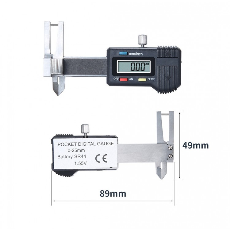 MINI PIED A COULISSE DIGITAL 0-25MM