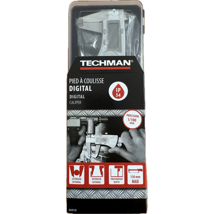 PIED A COULISSE DIGITAL 150MM