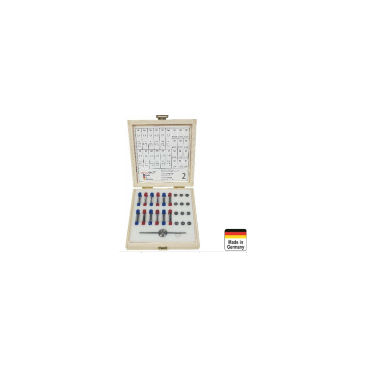 JEU TARAUDS ET FiILIERES PAS METRIQUE HORLOGER (0.4 à 1.4mm) MADE IN GERMANY