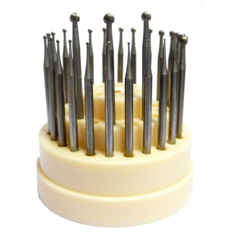 FRAISES RONDES ASSORT. 035 A 055 - 8 PCS FRAISES RONDES ASSORT. 035 A 055 - 8 PCS