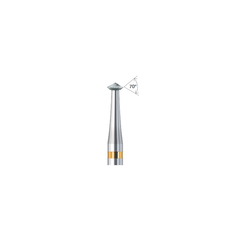 BUSCH - FRAISES DOUBLE CONE PLAT 70° CARBURE (446AU) BUSCH - FRAISES DOUBLE CONE PLAT 70° CARBURE (446AU)
