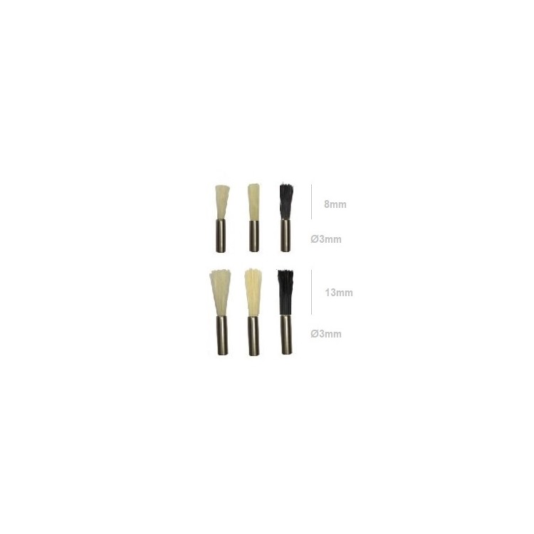 PINCEAU / FURET NON MONTE - AXE Ø3MM PINCEAU / FURET NON MONTE - AXE Ø3MM