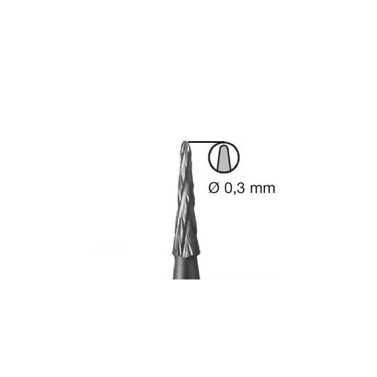 BUSCH - FRAISE CONIQUE CARBURE 23SRX 008 - 1P