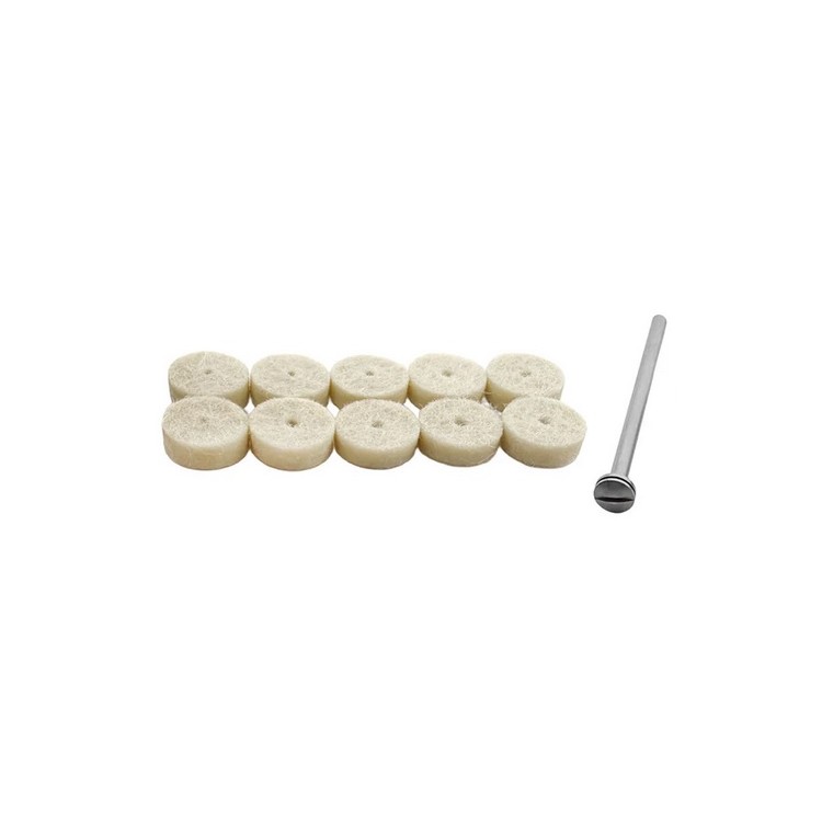 FEUTRES DIAMANTES AGILO - JEU DE 10 + MANDRIN FEUTRES DIAMANTES AGILO - JEU DE 10 + MANDRIN