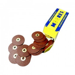 DISQUE ABRASIF MOORE PAPIER CENTRE METAL Ø22mm G.FIN (50pcs)
