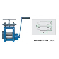 LAMINOIR FONTE L100 - PLAQUES 100MM (AVEC REDUCTEUR)