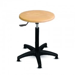 Tabouret bois patins hauteur du gaz 41/50 cm (petit)