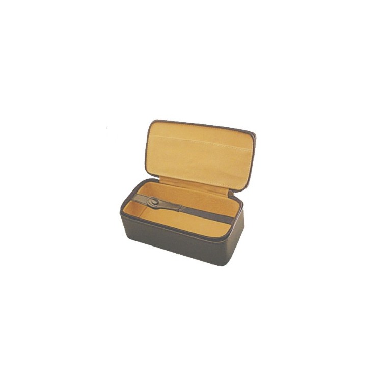 BOITE POUR PLIS CUIR NOIR - 18x10xH6cm BOITE POUR PLIS CUIR NOIR - 18x10xH6cm