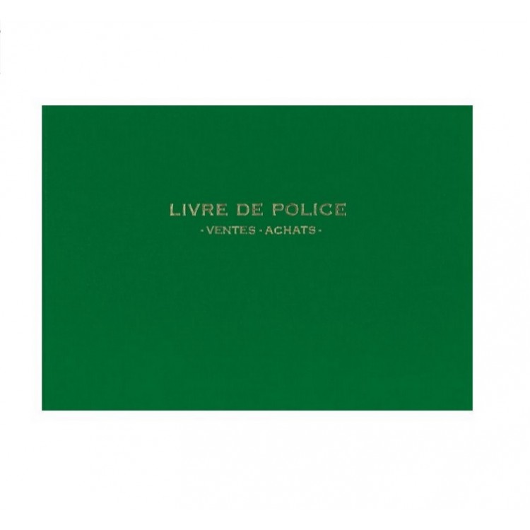 LIVRE DE POLICE REGISTRE BIJOUTIER ACHAT VENTE LIVRE DE POLICE REGISTRE BIJOUTIER ACHAT VENTE