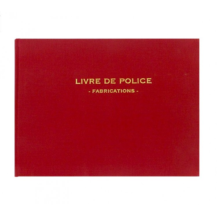 LIVRE DE POLICE REGISTRE BIJOUTIER FABRICANT LIVRE DE POLICE REGISTRE BIJOUTIER FABRICANT