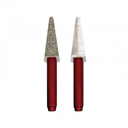 EMBOUT DIAMANT DIPROFIL (Triangle) 150µm ROUGE - 1P