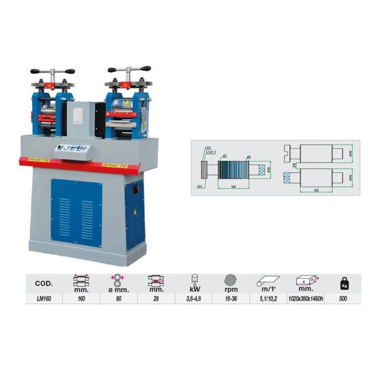 LAMINOIR ELECTRIQUE DOUBLE 160mm SANS VARIATEUR LAMINOIR ELECTRIQUE DOUBLE 160mm SANS VARIATEUR