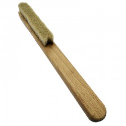 BROSSE A MAIN SOIE BLANCHE 1/2 DURE N°3 4RGS 26CM
