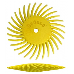 MEULETTE SUNBURST KNIFE-EDGE JAUNE G.80 ø22