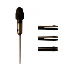 MANDRIN ADAPTABLE 0 à 3mm + 4 PINCES 0.00 - 1.50 - 2.00 - 3.00