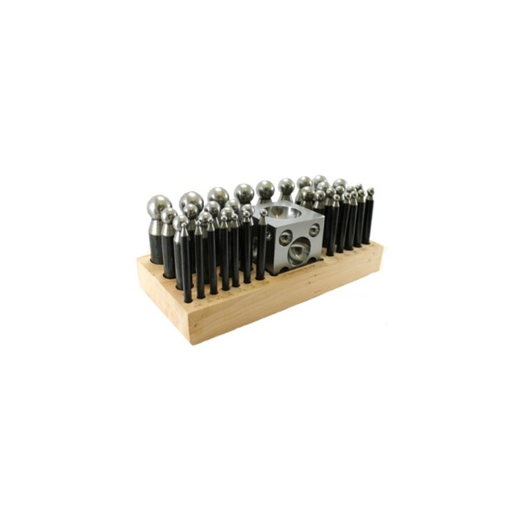 SET / BOUTEROLLES JEU DE 36 + DE A EMBOUTIR 60x60