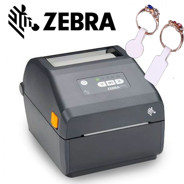 IMPRIMANTE ETIQUETTES ZEBRA ZD421 "Etiquettes bijoux" - Gemlogic IMPRIMANTE ETIQUETTES ZEBRA ZD421 "Etiquettes bijoux" - Gemlogic