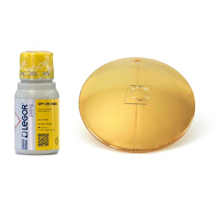 BAIN OR JAUNE RHODINETTE 1g/100ml - LEGOR (3N) BAIN OR JAUNE RHODINETTE 1g/100ml - LEGOR (3N)