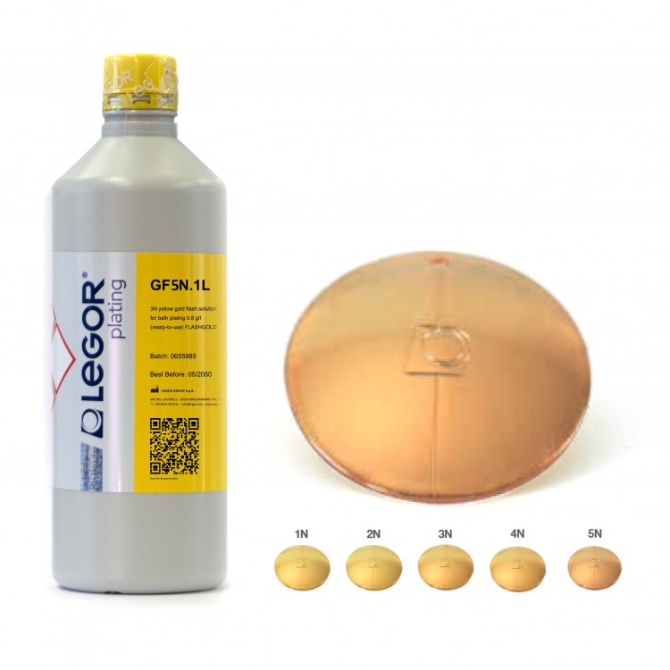 BAIN OR JAUNE FLASH 0.8g/L - LEGOR GF5N (5N) BAIN OR JAUNE FLASH 0.8g/L - LEGOR GF5N (5N)