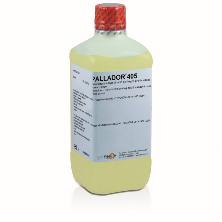 BAIN PALLADIUM-INDIUM 5g/L - BERKEM PALLADOR 405 BAIN PALLADIUM-INDIUM 5g/L - BERKEM PALLADOR 405