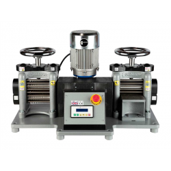 DURSTON - LAMINOIR ELECTRIQUE DOUBLE A POSER 130mm VARIATEUR