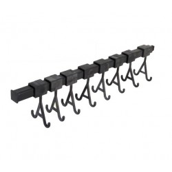 SUPPORT A ULTRASON TUBE - 8 DOUBLE CROCHETS POUR BAGUES - NOIR