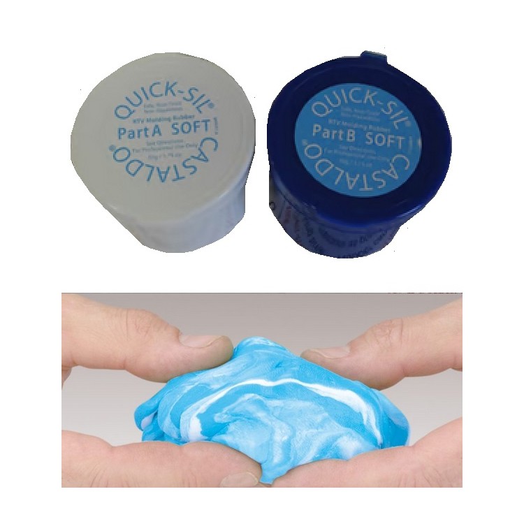 CASTALDO QUICK SIL BI-COMPOSANT MINI BLANC / BLEU (DOUX) CASTALDO QUICK SIL BI-COMPOSANT MINI BLANC / BLEU (DOUX)