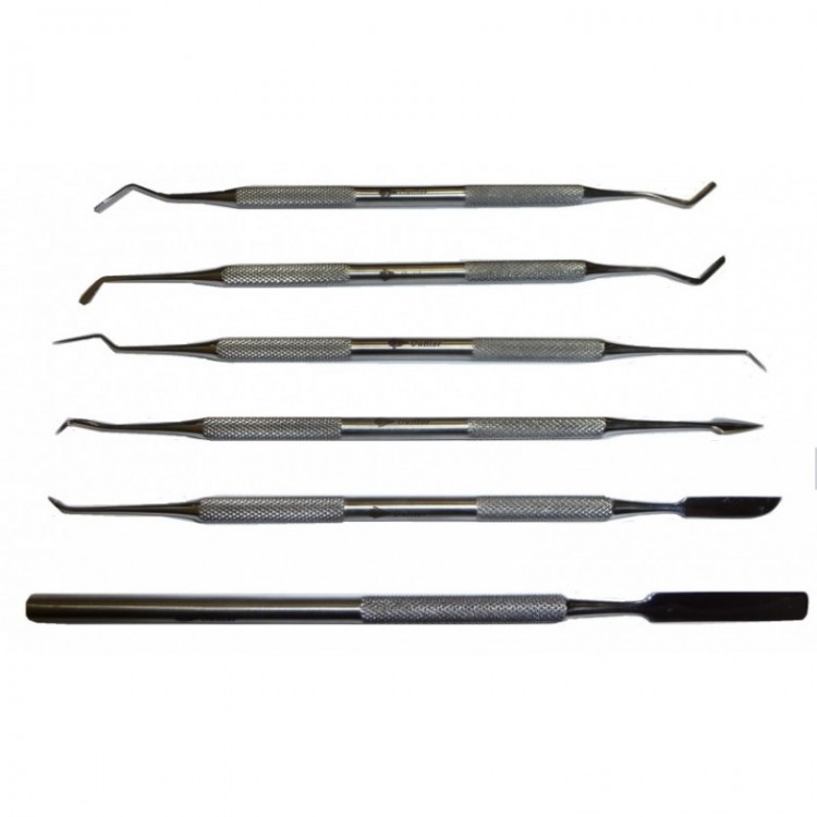 SPATULES A CIRE / MODELAGE JEU DE 6 PIECES SPATULES A CIRE / MODELAGE JEU DE 6 PIECES