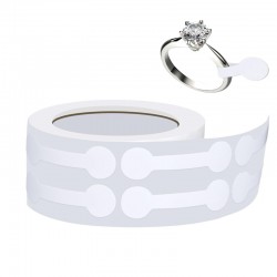 Étiquettes bijoux Polypro en rouleau de 1000 - Gemlogic