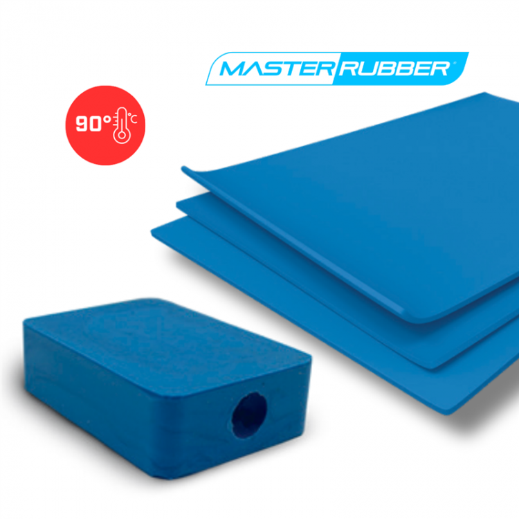 Silicone bleu 90° - Universel à dureté moyenne - 300g