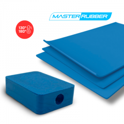 Silicone bleu 90° - Universel à dureté moyenne - 300g