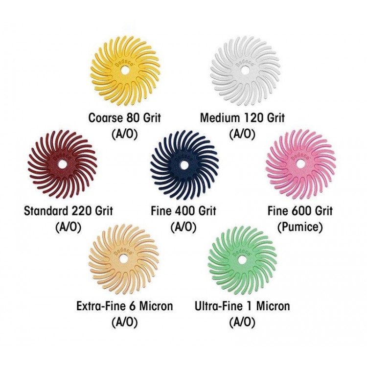 MEULETTES DEDECO SUNBURST "RADIAL" ø16 ou 22mm MEULETTES DEDECO SUNBURST "RADIAL" ø16 ou 22mm