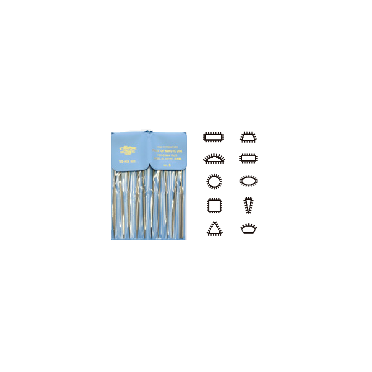 JEU DE 10 LIMES AIGUILLES HAUTE QUALITE 160MM T3 JEU DE 10 LIMES AIGUILLES HAUTE QUALITE 160MM T3