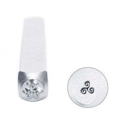 POINCON - LETTRE A FRAPPER &quot;TRISKEL&quot; 3MM - IMPRESSART