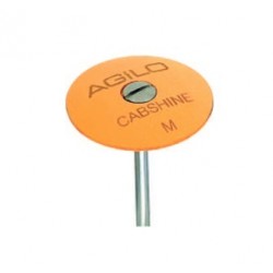 LENTILLE CABSHINE Ø22MM GRAIN MOYEN - POLISSAGE DES PIERRES DURES