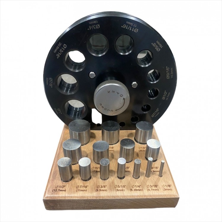 DECOUPOIRS RONDS - SET DE 14 PCS DE 3.18 à 25.40mm DECOUPOIRS RONDS - SET DE 14 PCS DE 3.18 à 25.40mm