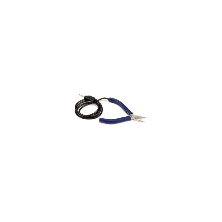 PINCE PLATE BLEU AVEC CABLE POUR PUK PINCE PLATE BLEU AVEC CABLE POUR PUK