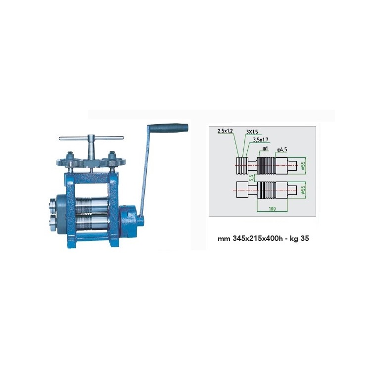 LAMINOIR LF100RR PLAQUE FIL REDUCTEUR + ROULETTE LAMINOIR LF100RR PLAQUE FIL REDUCTEUR + ROULETTE