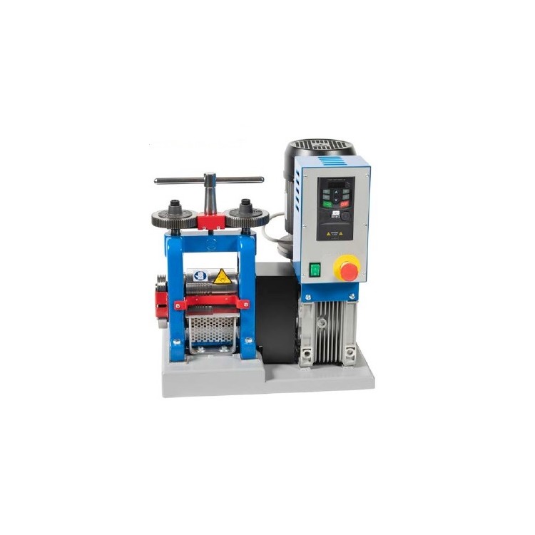 LAMINOIR ELECTRIQUE AVEC VARIATEUR PLAQUE + FILS + ROULETTE - 120MM