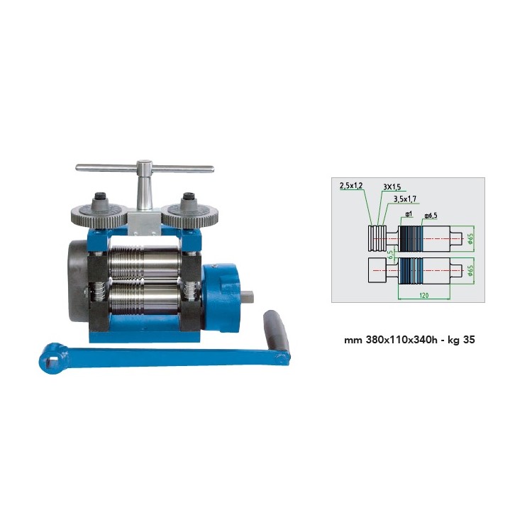 LAMINOIR ELF120RR REDUCTEUR + ROULETTES LAMINOIR ELF120RR REDUCTEUR + ROULETTES