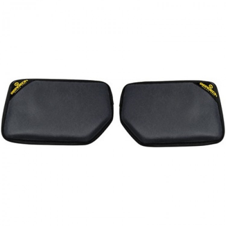 Paire d'accoudoirs ergonomiques anti-dérapant en simili cuir avec rembourrage Paire d'accoudoirs ergonomiques anti-dérapant en simili cuir avec rembourrage