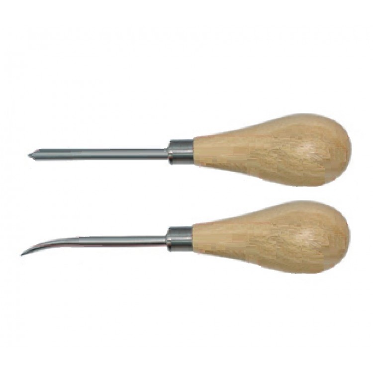 SET DE BRUNISSOIRS DROIT ET COURBE ACIER
