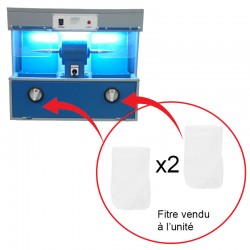 FILTRE FEUTRE 27 X 22 CM (2pcs) POUR POLISSEUSE COMPACTE 405-3/4 TEDDY