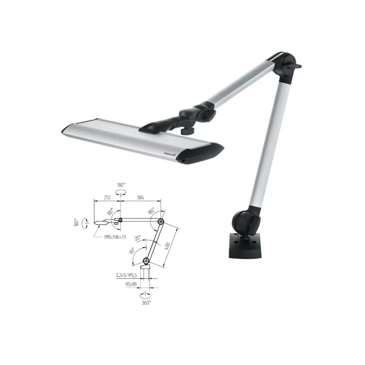 WALDMANN - LAMPE D'ETABLI TANEO TND - A VISSER WALDMANN - LAMPE D'ETABLI TANEO TND - A VISSER