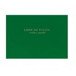 LIVRE DE POLICE REGISTRE BIJOUTIER ACHAT VENTE