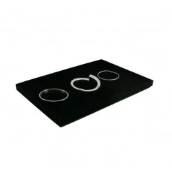 PLATEAU DE PRESENTATION NOIR SIMPLE 25 X 35CM