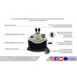 LASER EVO WHITE AVEC OBC - OUVERTURE LARGE
