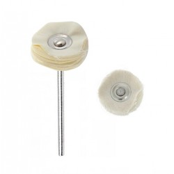 BROSSETTE SUR TIGE TOILE COTON 22mm